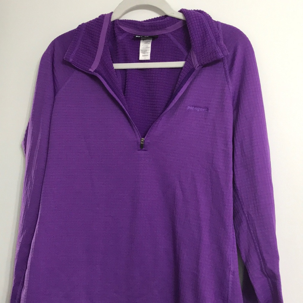 Super warm Patagonia Purple quarter zip